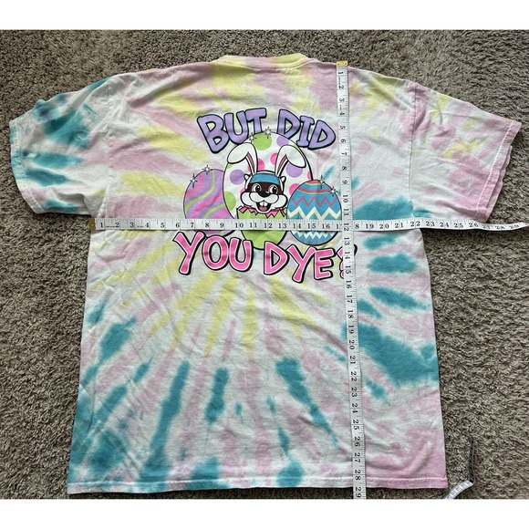 Bucees Texas Easter Tie Dye Shirt XL Cotton Unisex But Did You Dye?‎ - Picture 4 of 6